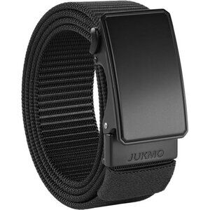 Mens Nylon Web Ratchet Belt Adjustable Slide Buckle for Jeans Casual Pants